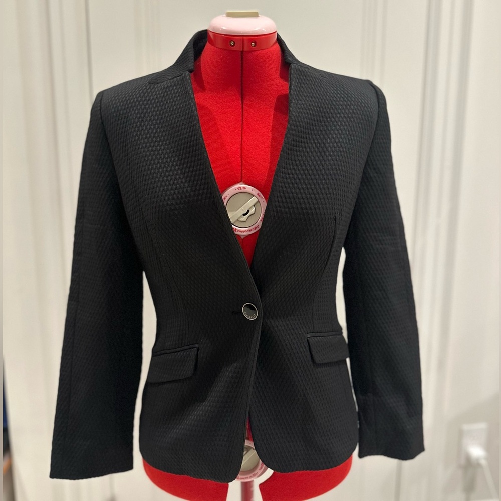 Ted Baker Black Textured Blazer